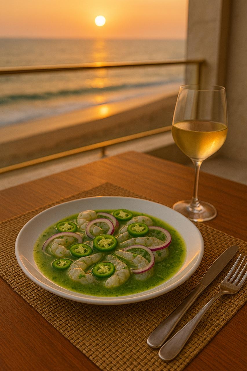 Aguachile verde de camarón 227 gr.